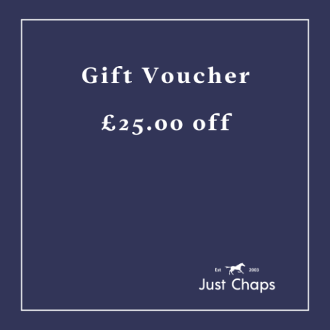 An image of a gift voucher for £25 off all Just Chaps products