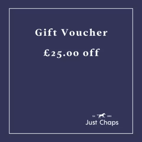 An image of a gift voucher for £25 off all Just Chaps products