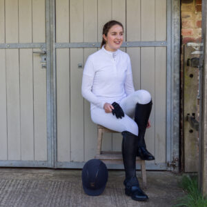 leather half chaps in black by just chaps